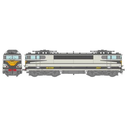 MB-197.S-Ree Modeles MB197.S BB 9288 electric locomotive, Grey "ARZENS", Paris SO, sound, motorized pantographs