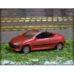 Sai 2195 Peugeot 206 convertible, lucifer red - Sai - Sai_2195
