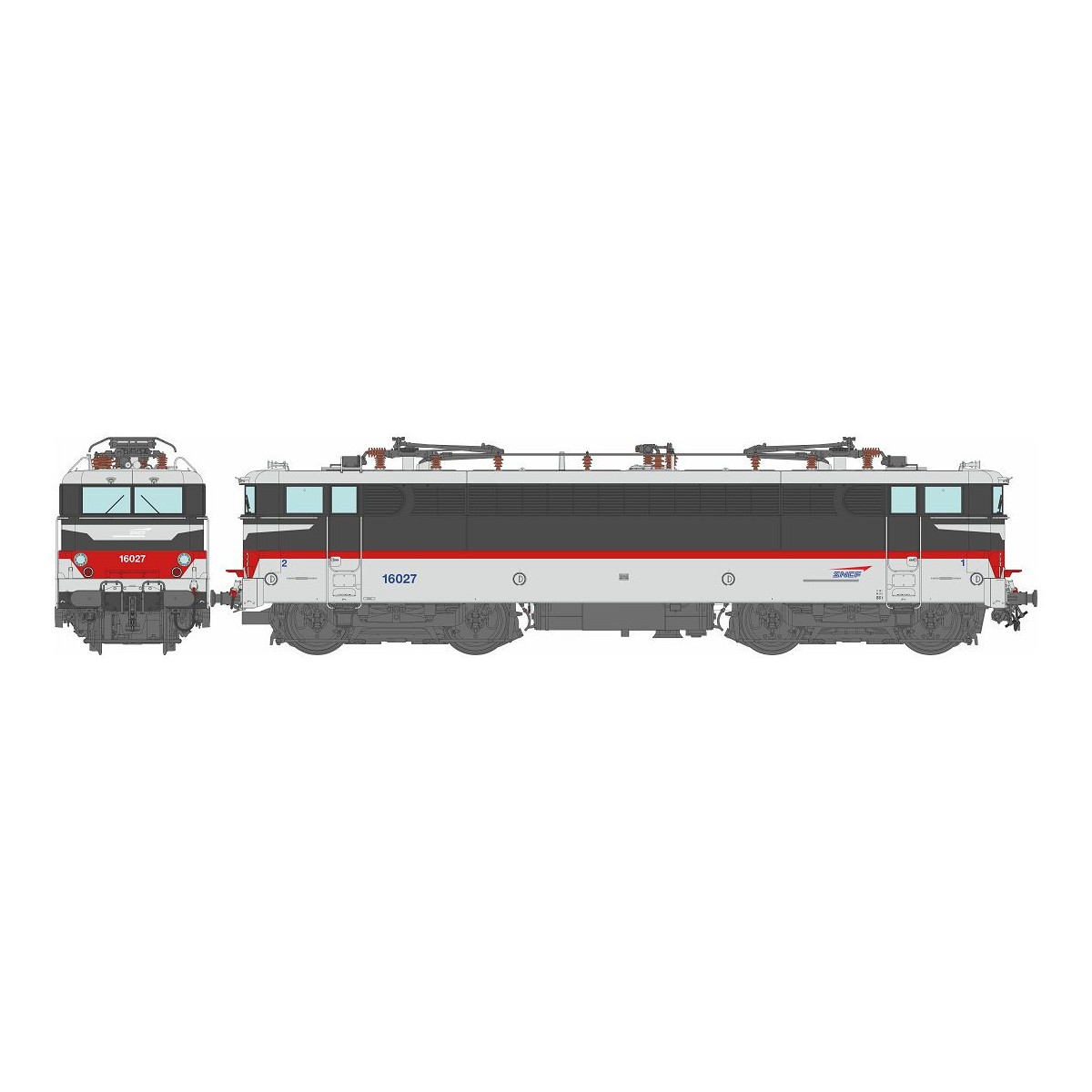 Ree Modeles MB200.S BB 16027 Electric Locomotive, Multiservice, Ach...