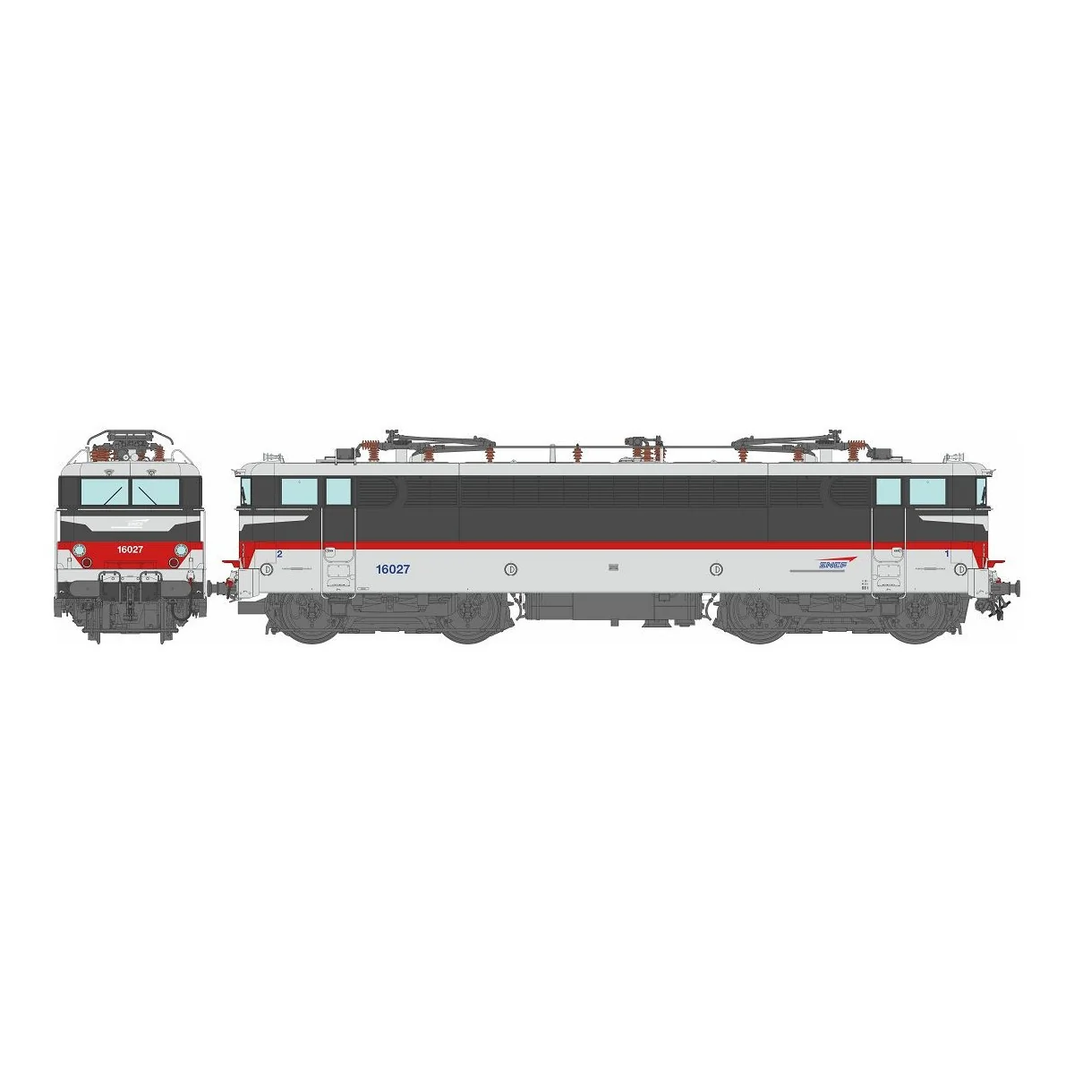 Ree Modeles MB200.S BB 16027 Electric Locomotive, Multiservice, Ach...