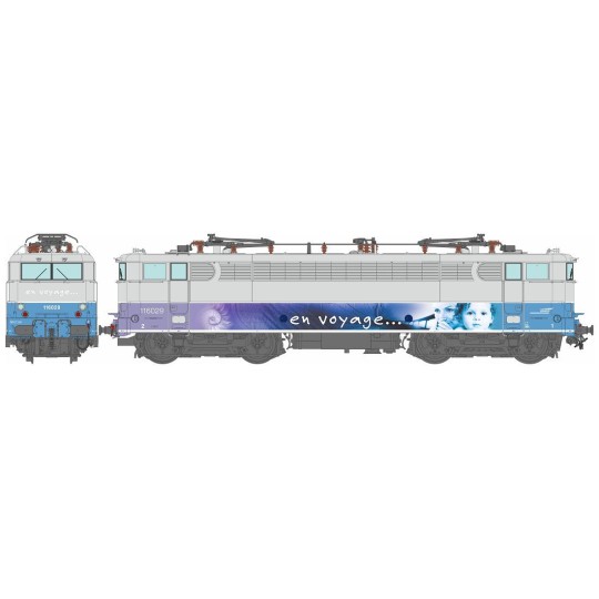 MB-201.S-Ree Modeles MB201.S BB 16029 electric locomotive, En Voyage, Acheres, sound, motorized pantographs