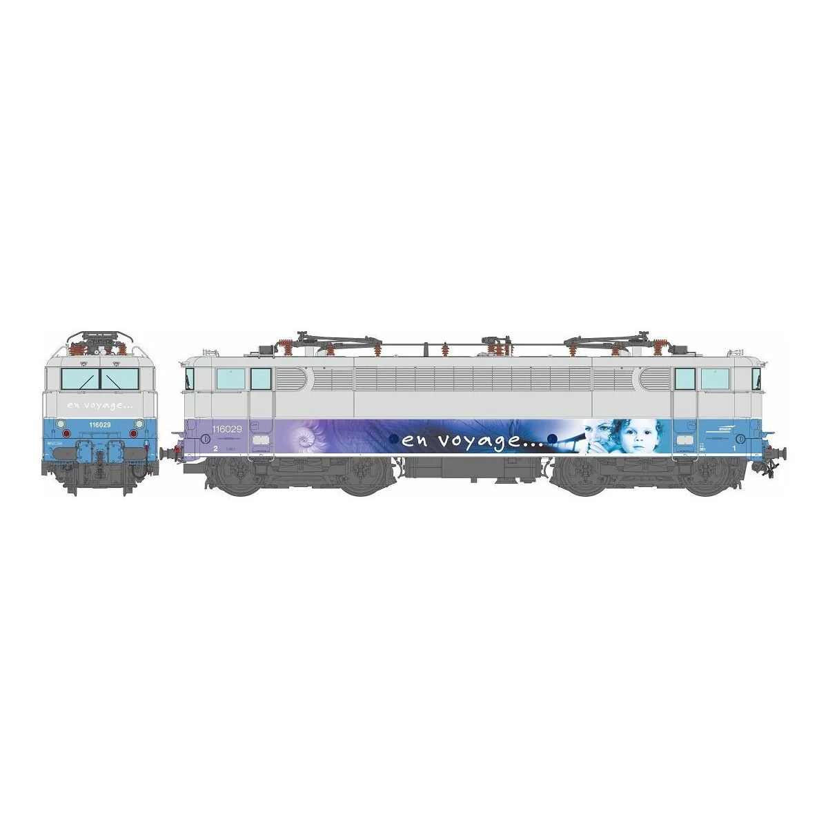 Ree Modeles MB201 BB 16029 Electric Locomotive, En Voyage, Acheres Ree Modeles MB201 BB 16029 Electric Locomotive, En Voyage, Acheres