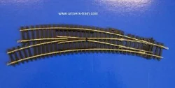 Jouef R 8074 Left-hand curved turnout - Jouef - R8074