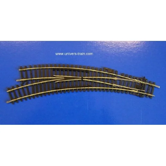 Jouef R 8074 Left-hand curved turnout - Jouef - R8074 R8074-Jouef R 8074 Left-hand curved turnout - R8074