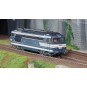 MB-166-Ree Modeles MB166 BB 67414 diesel locomotive, blue livery, embossed plates, SNCF