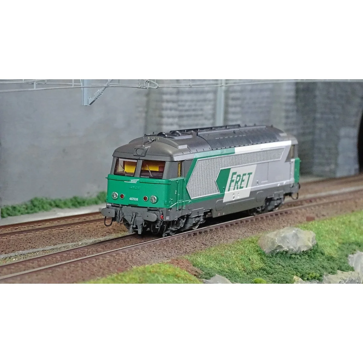 Ree Modeles MB168.S BB 67539 diesel locomotive, Freight livery, Nev...