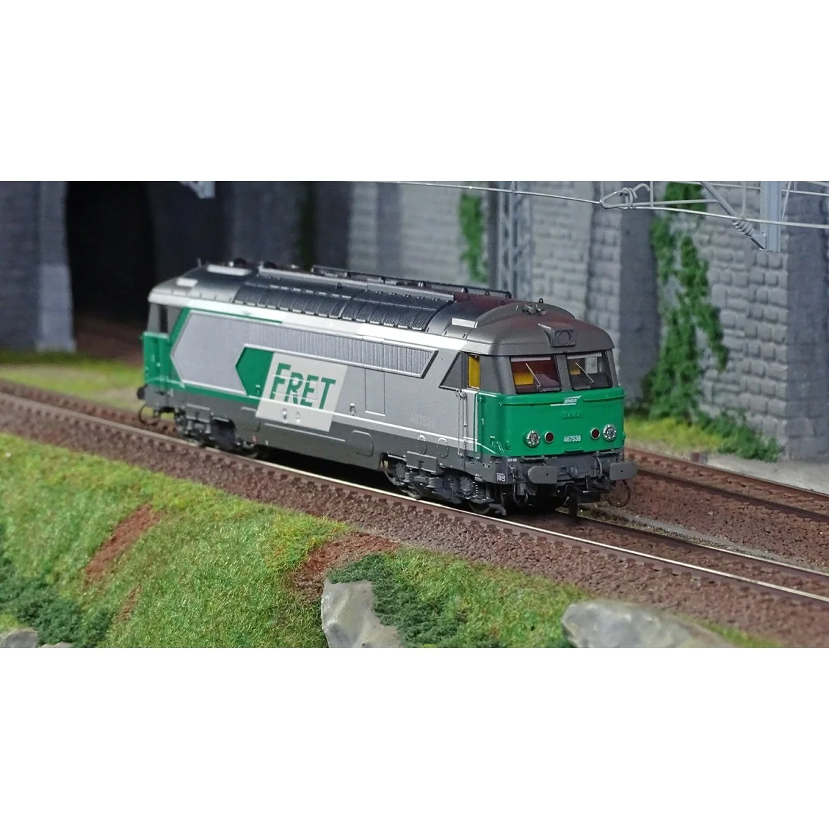 Ree Modeles MB168.S Locomotive diesel BB 67539, Livrée FRET, Nevers, SNCF, digital sonore, fumée Ree Modeles MB-168.S - 3