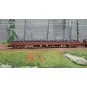 Rivarossi HR6484 Set of 2 flat wagons with sideboards, Res, ÖBB, de... HR6484-Rivarossi HR6484 Set of 2 flat wagons with sideboards, Res, ÖBB, delivered brown, loaded with wire reels