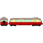 VM-003.S-Ree Modeles VM003.S Autorail Billard A80 D des CFV N°316, Rubis/Crème, toit alu, Touristique, digital sonore