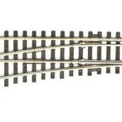 Peco SL92 Aiguillage droit à gauche 185mm R 610mm Streamline code 100 Peco Peco_SL-92 - 1