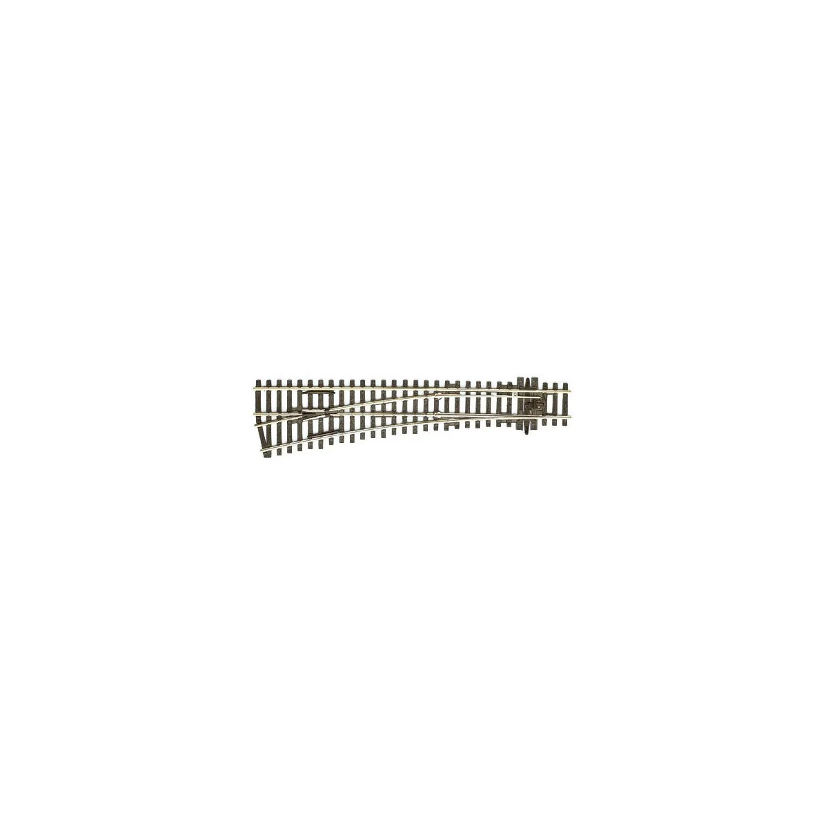 Peco SL92 Right-to-Left Turnout 185mm R 610mm Streamline code 100 -...