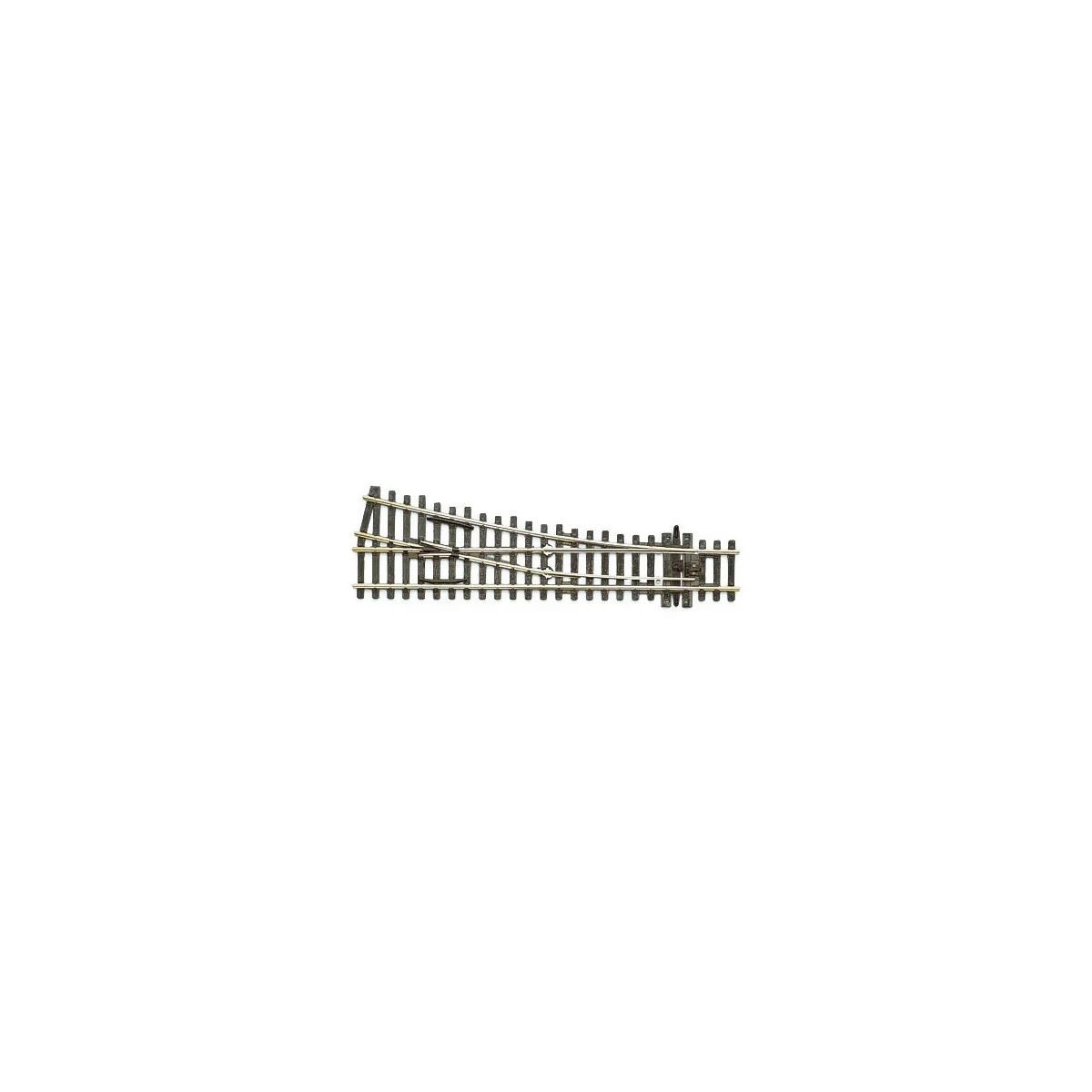 Peco SL95 Right-hand turnout 219mm R 914mm Streamline code 100