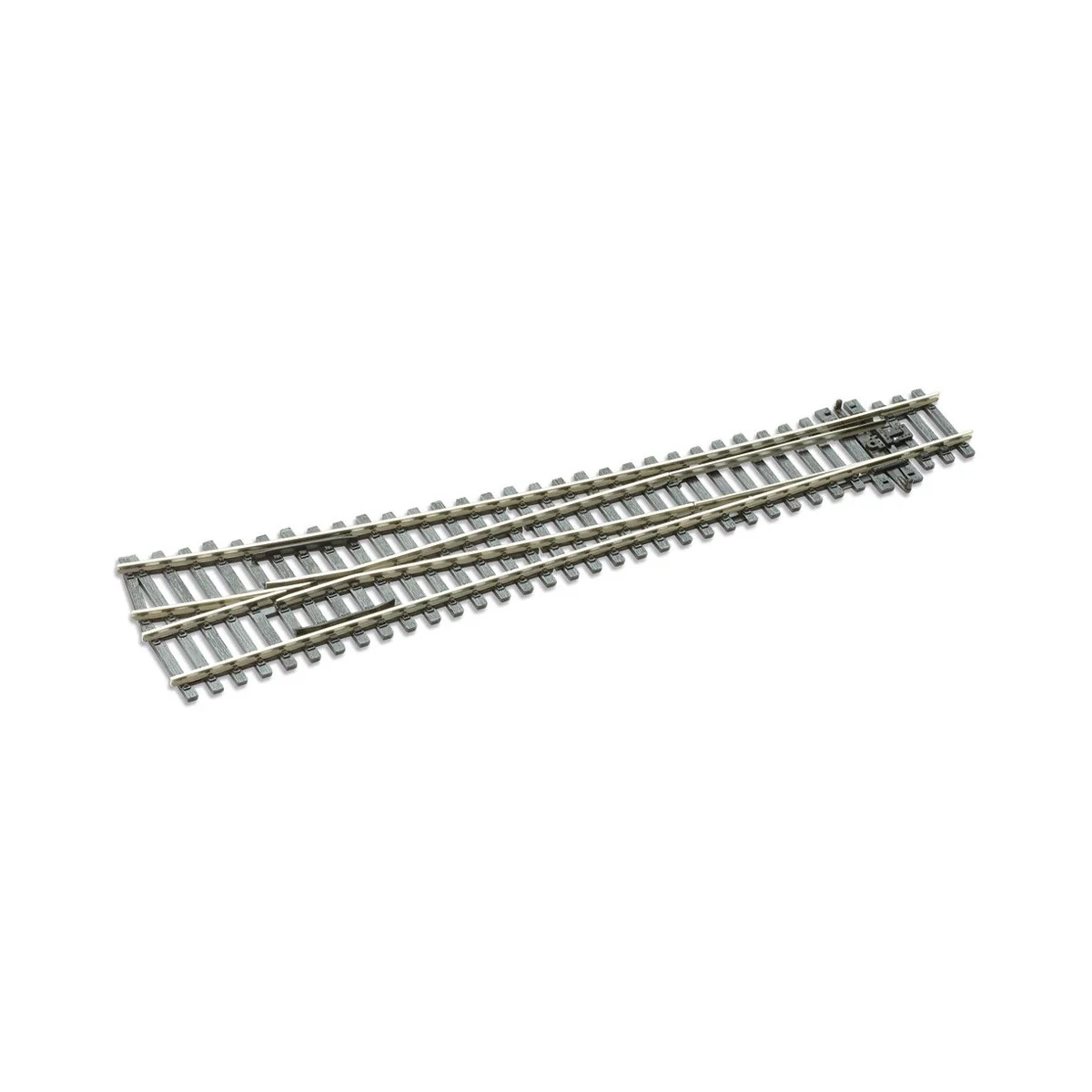 Peco SLE88 Aiguillage droit à droite electrofrog 258mm R 1524mm Streamline code 100 Peco Peco_SL-E88 - 1