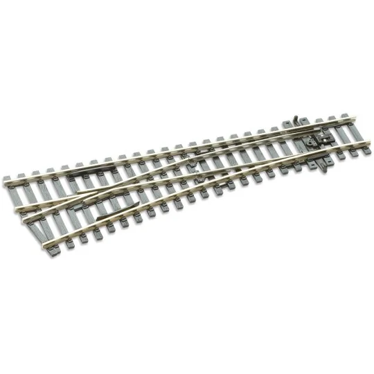Peco_SL-E92-Peco SLE92 Right-to-Left Electrofrog Turnout 185mm R 610mm Streamline code 100