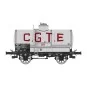 Ree Models WB709 OCEM 19 Tank Wagon, SNCF, Metal, Black Chassis, CGTE WB-709-Ree Models WB709 OCEM 19 Tank Wagon, SNCF, Metal, Black Chassis, CGTE