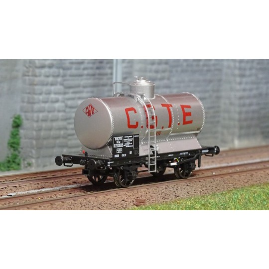 WB-709-Ree Models WB709 OCEM 19 Tank Wagon, SNCF, Metal, Black Chassis, CGTE