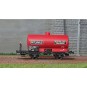 WB-711-Ree modeles WB711 Wagon citerne OCEM 19, SNCF, rouge châssis noir, MITJAVILLE