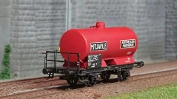 Ree modeles WB711 Wagon citerne OCEM 19, SNCF, rouge châssis noir, MITJAVILLE Ree Modeles WB-711 - 1