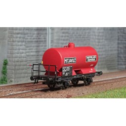 Ree Models WB711 OCEM 19 Tank Wagon, SNCF, red with black chassis, ...