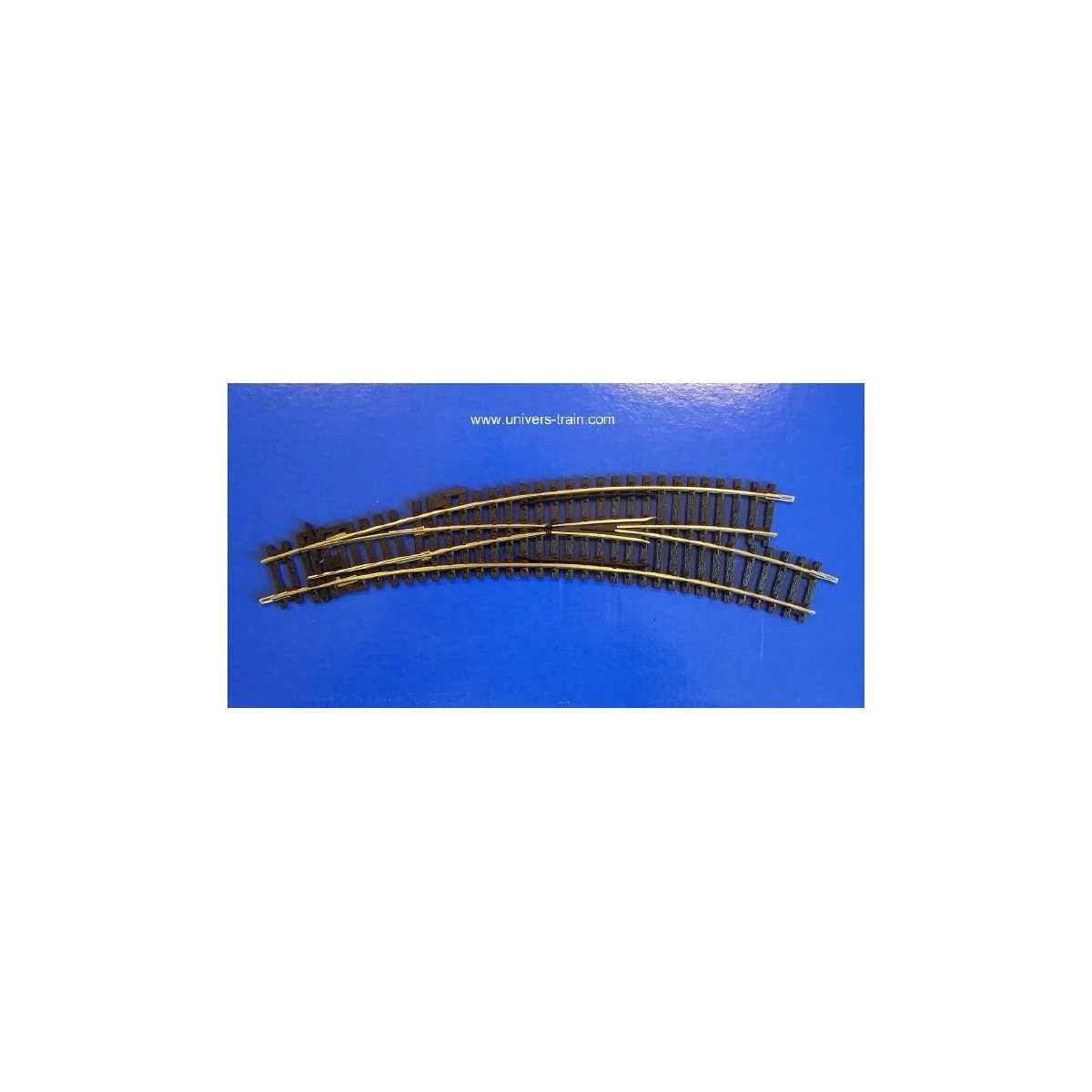 Jouef R 8075 Right-hand curved turnout - R8075 Jouef R 8075 Right-hand curved turnout - R8075
