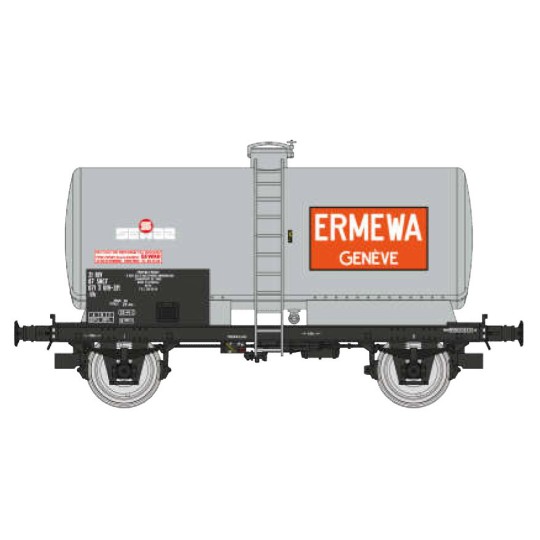 WB-721-Ree models WB721 OCEM 29 tank wagon, SNCF, grey with black chassis, ST RAPHAËL