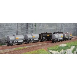 Ree Models WB722 Set of 6 OCEM 29 Tank Wagons COLLECTION, SNCF, SHE...