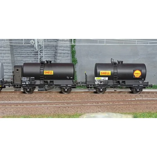 WB-722-Ree modeles WB722 Set de 6 wagons citernes OCEM 29 COLLECTION, SNCF, SHELL