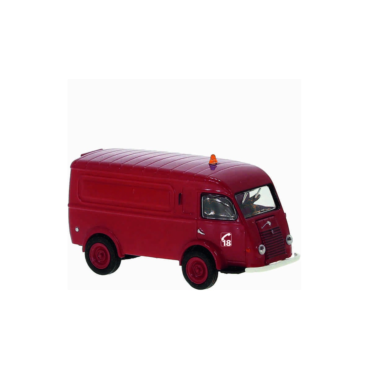 Brekina 3713 Renault Goélette Van, Fire Department 18 - Sai_3713