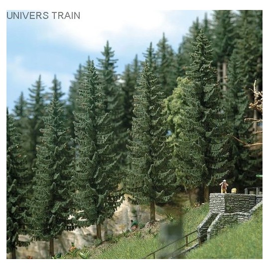 Busch_6136-Busch 6136 Blister de 2 sapins, hauteur de 130 mm