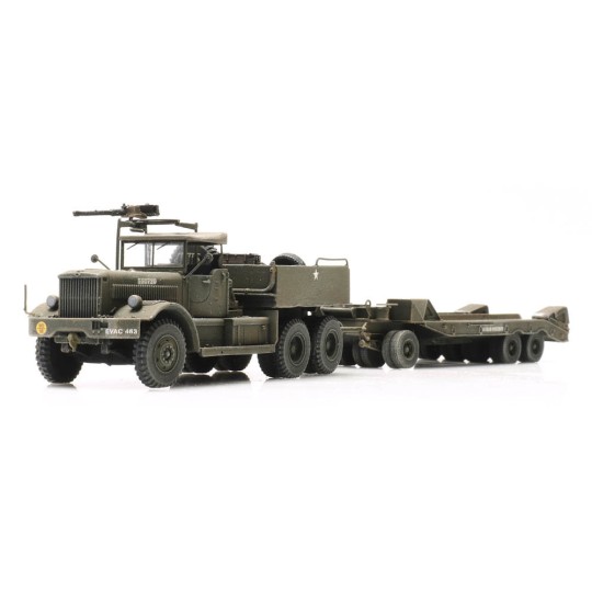 Arti_6870280-Artitec 6870280 M19 Diamond T Truck with US Army Trailer