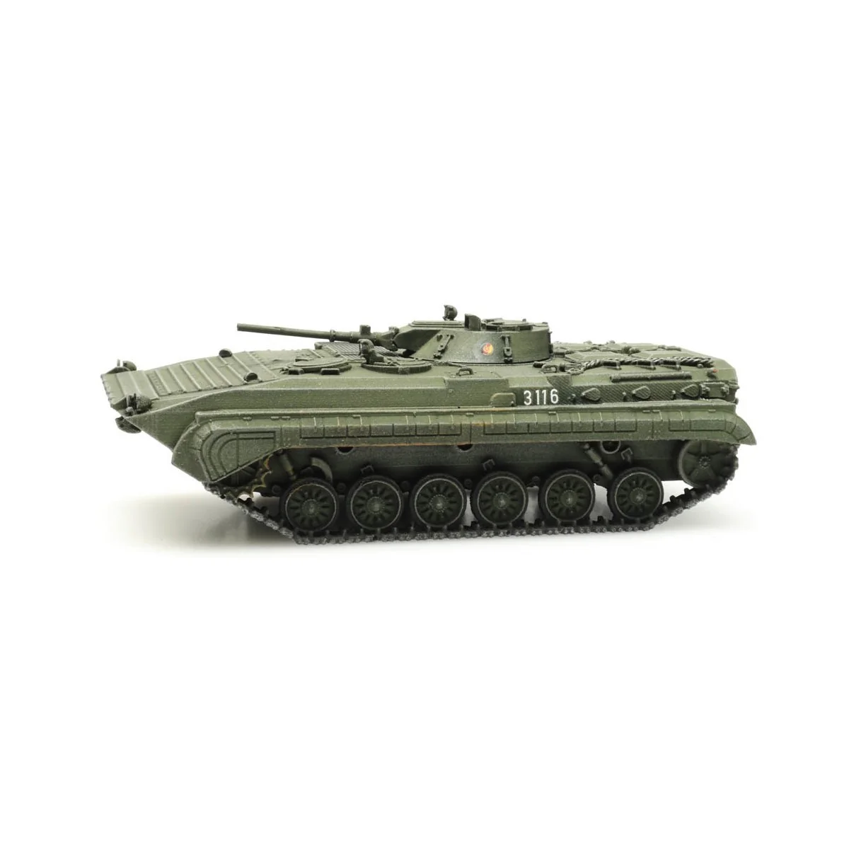 Artitec 6870289 BMP1 NVA Green Rail Transport Tank Artitec 6870289 BMP1 NVA Green Rail Transport Tank