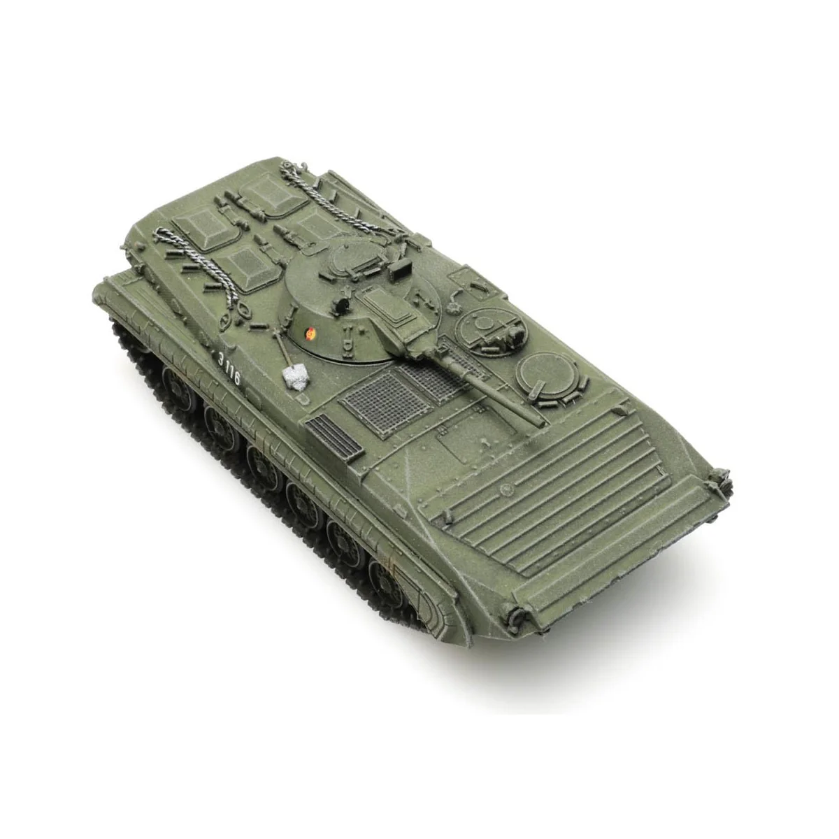 Artitec 6870289 BMP1 NVA Green Rail Transport Tank Artitec 6870289 BMP1 NVA Green Rail Transport Tank