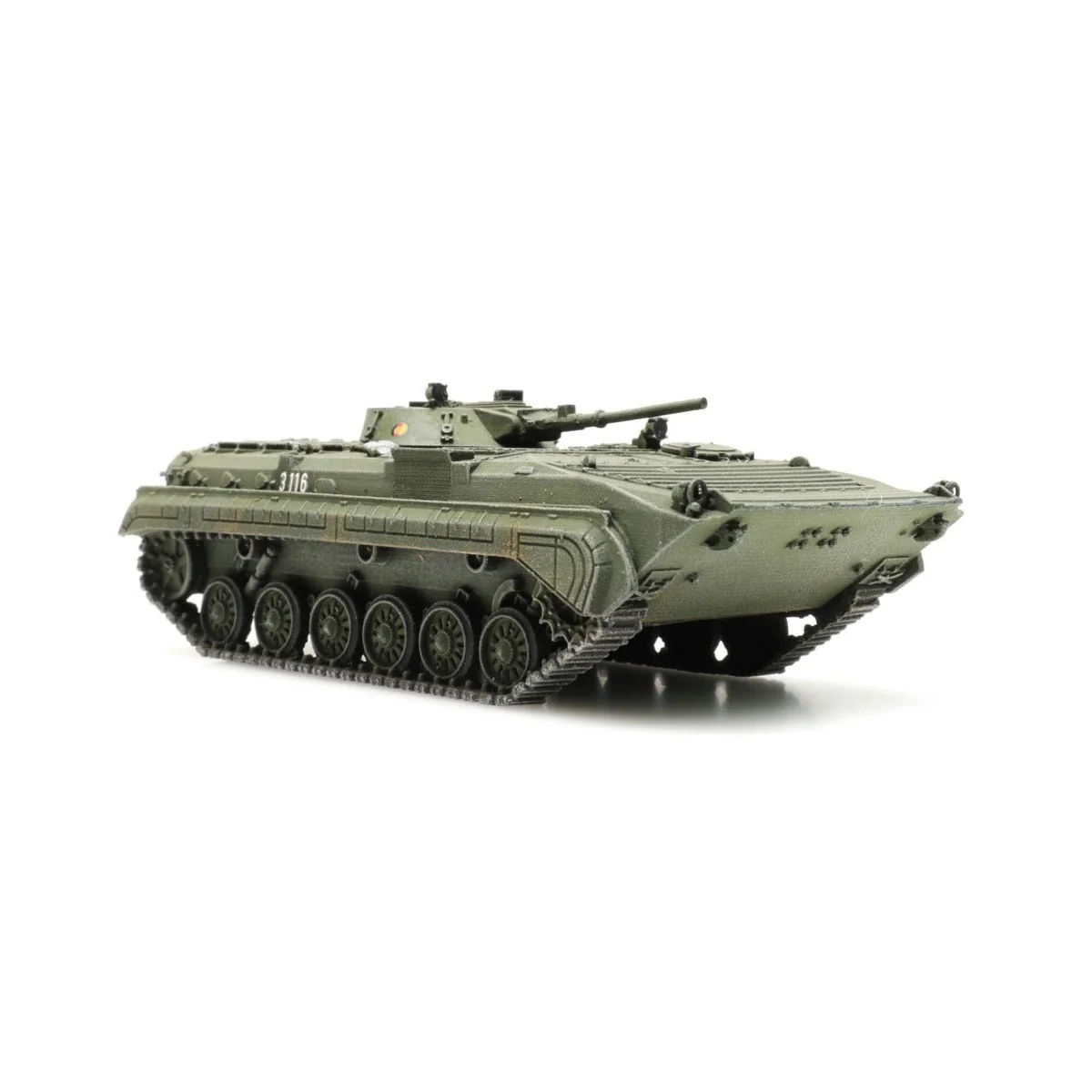 Artitec 6870289 BMP1 NVA Green Rail Transport Tank Artitec 6870289 BMP1 NVA Green Rail Transport Tank