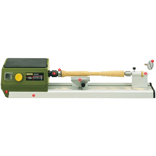 PRX-27020-DB 250 - Micro wood lathe - 250mm between centers Proxxon - PRX-27020