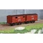 Ree Models WB735 Set of 2 ex-covered PLM produce wagons, 20 tons, S... WB-735-Ree Models WB735 Set of 2 ex-covered PLM produce wagons, 20 tons, Sideros red, SNCF