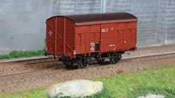 Ree modeles WB736 Wagon Primeur ex-couvert PLM 20 T, rouge Sideros, PLM Ree Modeles WB-736 - 1