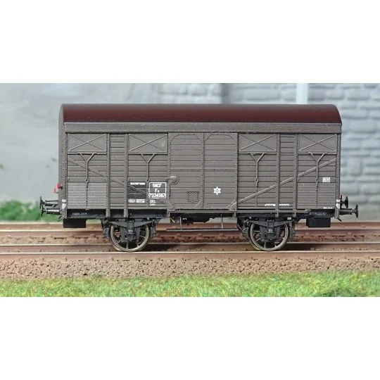WB-738-Ree models WB738 Fresh Produce Wagon ex-covered PLM 20 T, brown wagon 540, SNCF