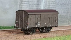 Ree modeles WB740 Wagon Primeur ex-couvert PLM 20 T, brun wagon 540, SNCF Ree Modeles WB-740 - 1