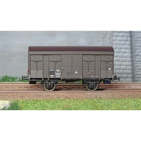 WB-740-Ree modeles WB740 Wagon Primeur ex-couvert PLM 20 T, brun wagon 540, SNCF