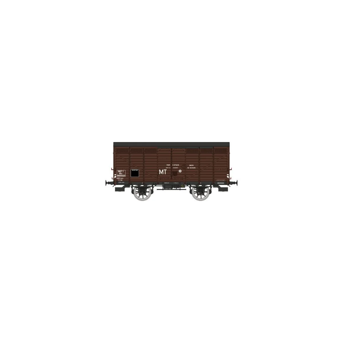 Ree models WB742 Fresh produce wagon ex-covered PLM 20 T "MT", brow... Ree models WB742 Fresh produce wagon ex-covered PLM 20 T "MT", brow...