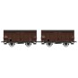 WB-745-Ree modeles WB745 Set de 2 wagons Primeurs Type 2 ex-10T PLM, brun 540 , SNCF