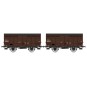 WB-747-Ree modeles WB747 Set de 2 wagons Primeurs Type 3 ex-10T PLM, brun 540 , SNCF