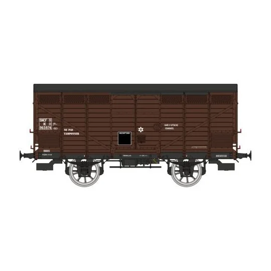 WB-746-Ree models WB746 Fresh Produce Wagon Type 3 ex-10T PLM, brown 540, SNCF