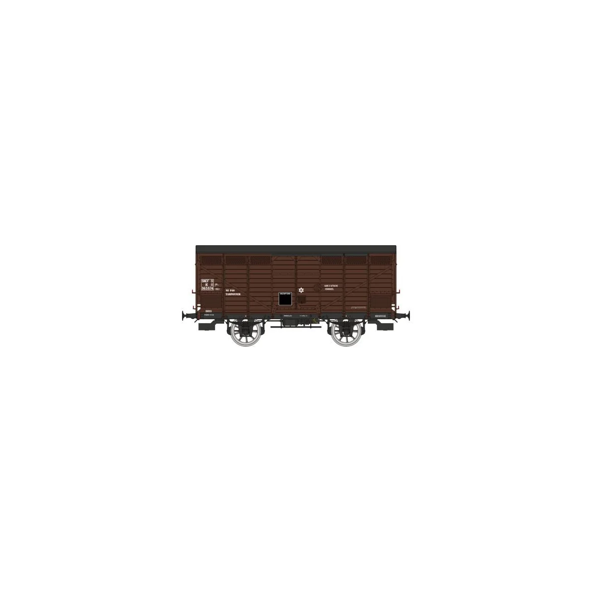 Ree models WB746 Fresh Produce Wagon Type 3 ex-10T PLM, brown 540, ...