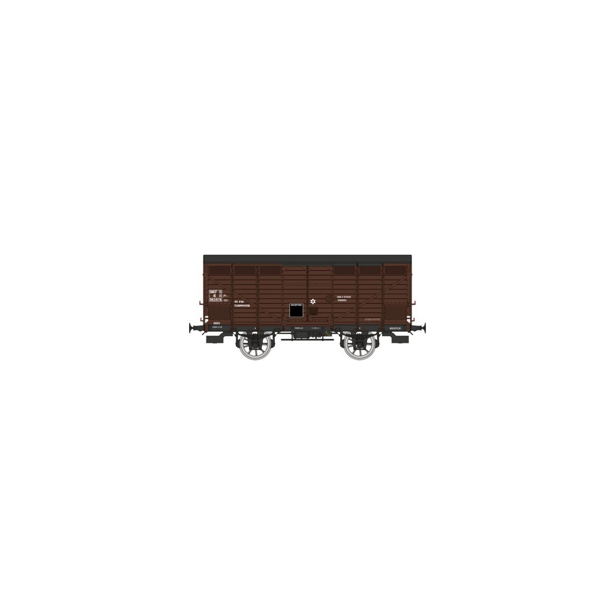 Ree models WB746 Fresh Produce Wagon Type 3 ex-10T PLM, brown 540, ...