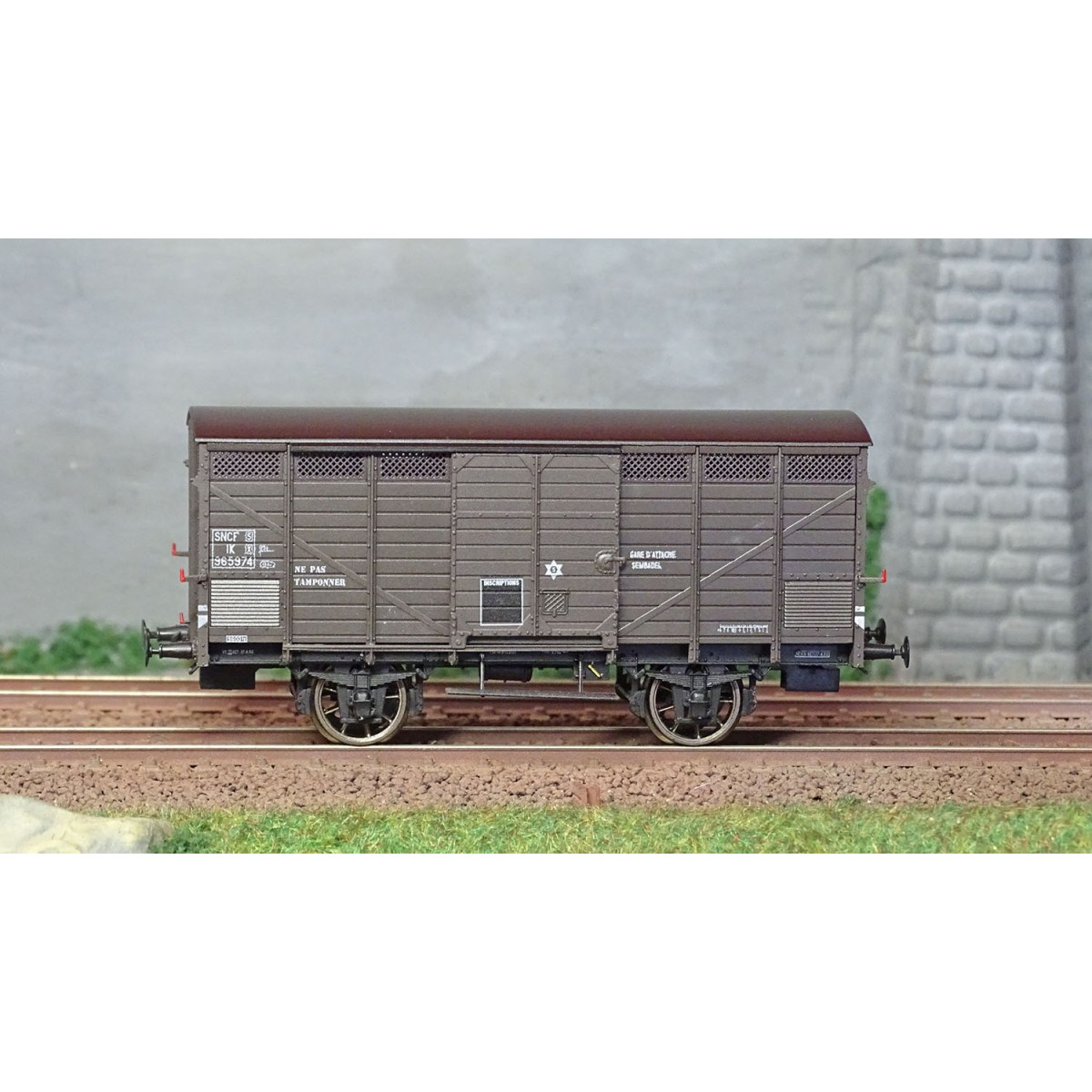 Ree modeles WB746 Wagon Primeur Type 3 ex-10T PLM, brun 540, SNCF Ree Modeles WB-746 - 2