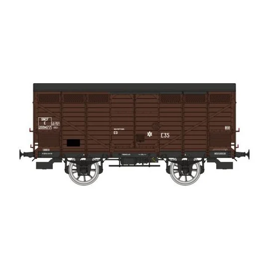 WB-748-Ree models WB748 Fresh Produce Wagon Type 3 ex-10T PLM, brown 540, SNCF