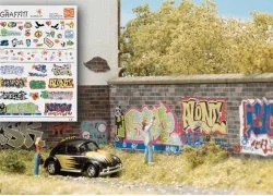 Busch 6035 Decals Tags, graffitis de couleurs Busch Busch_6035 - 1