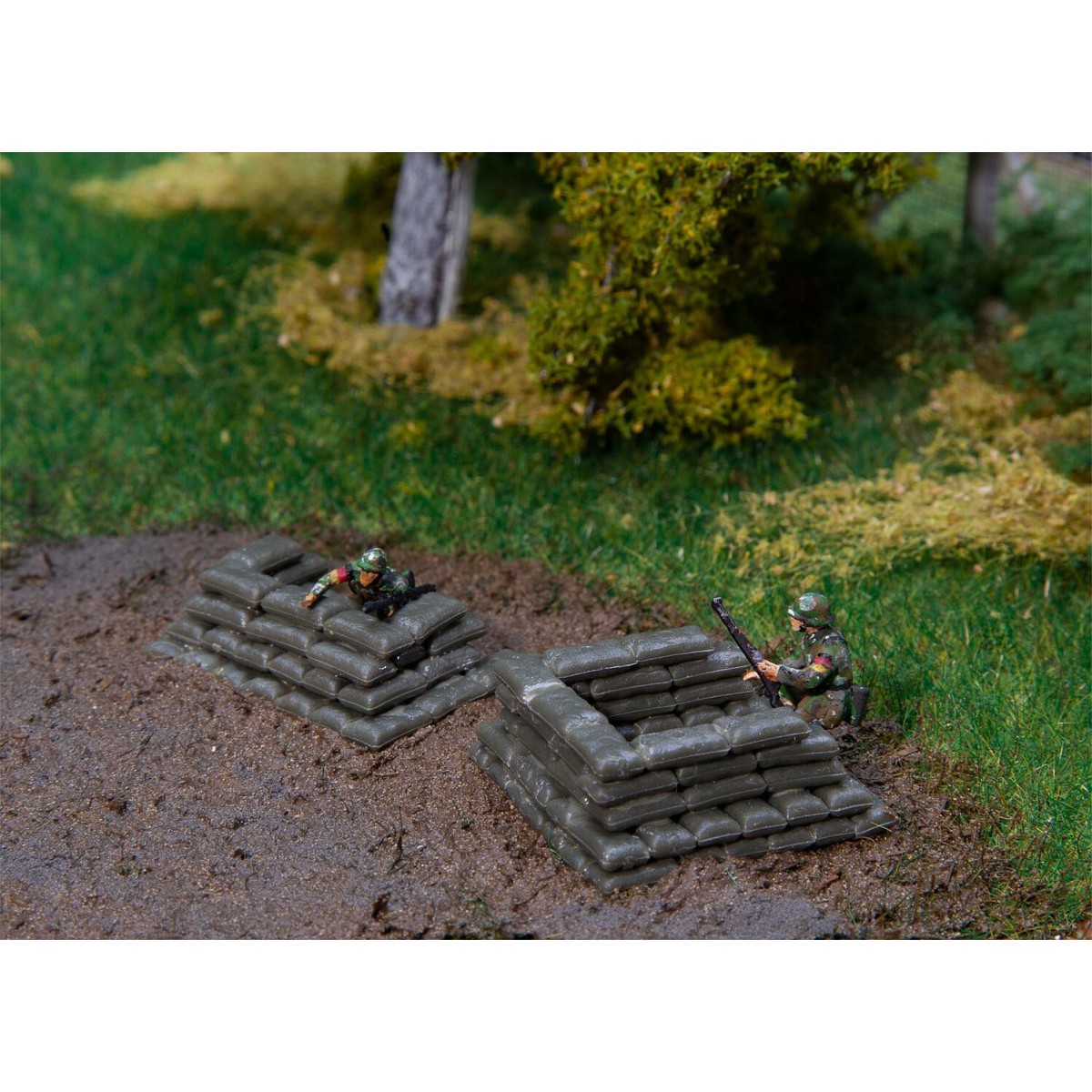 Faller 144121 Model Kit, Sandbags, Military Camp - Faller_144121