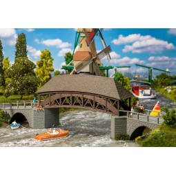 Faller 191774 Model Kit, Old Wooden Bridge - Faller_191774